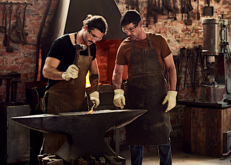 Welding gloves blacksmith work