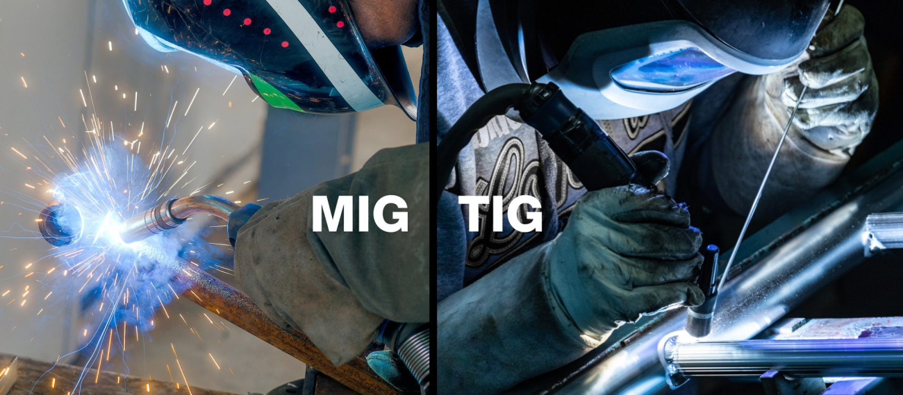 MIG welding vs. TIG welding