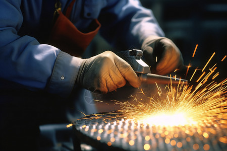Regularly inspect welding gloves