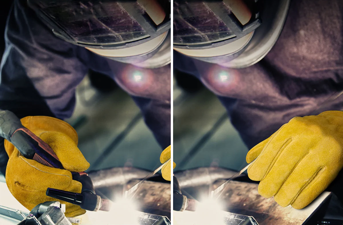 Advantages of half-leather gloves