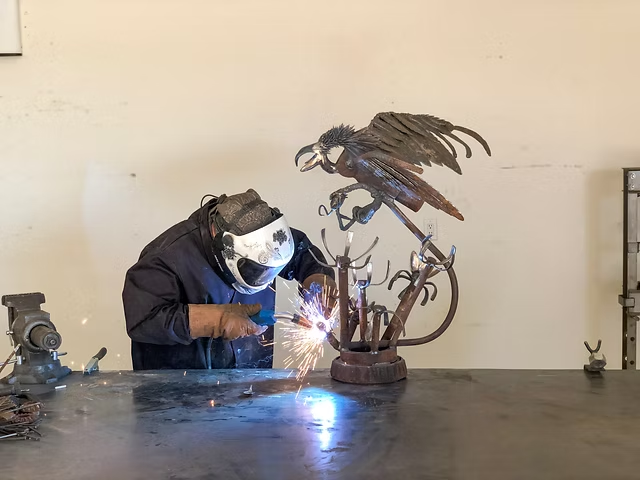 Metal Art and Sculpture Welder Welding Gloves