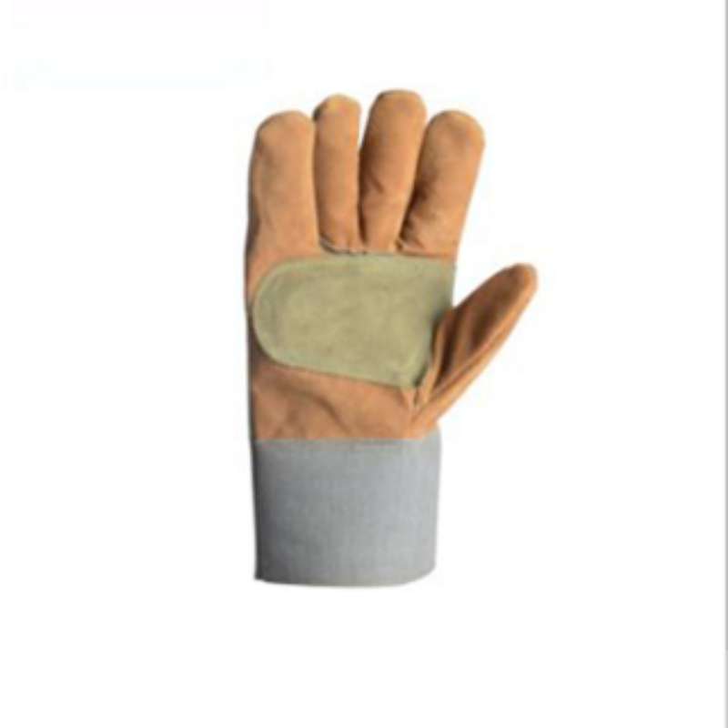  leather cloth welding gloves