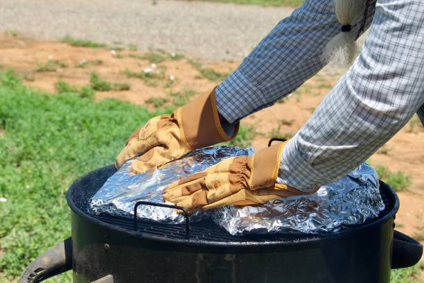 Welding gloves for BBQ