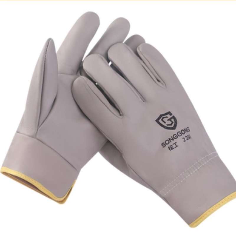 10-Inch SONGGONG Welding Gloves - Gray