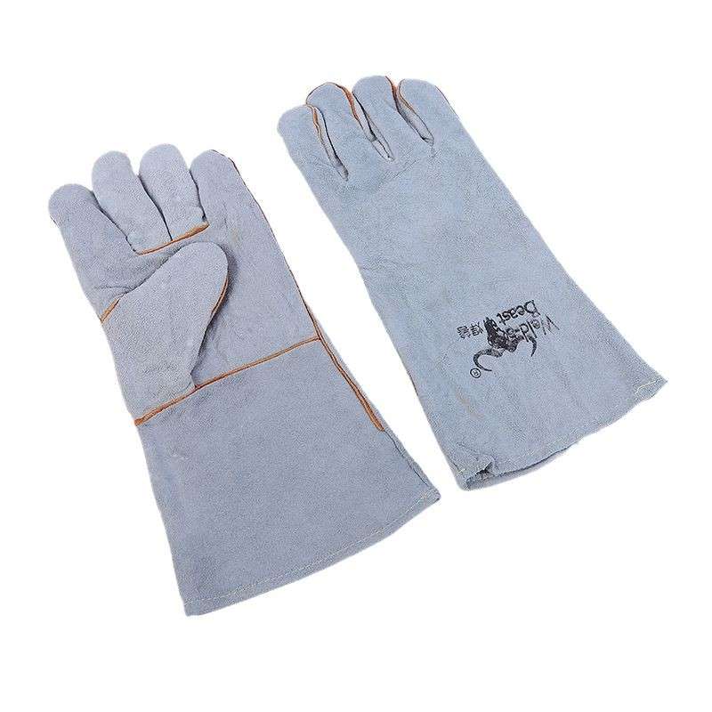 Double-Layer Cowhide High-Temperature Protective Gloves